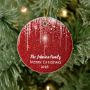 Search for family name christmas tree decorations Festive