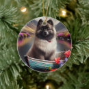 Search for keeshond christmas tree decorations Pet