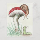 Search for snail postcards Mushroom
