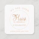 Search for hair salon appointment cards Elegant