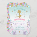 Search for purple glitter baby shower invitations Under the sea