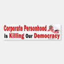 Search for corporate bumper stickers Democracy