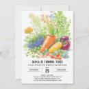 Search for vegetable garden invitations Watercolor