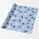 Search for red bird wrapping paper Birds