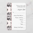 Search for monogram damask pink invitations Bride and groom
