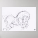 Search for original drawing posters Horse