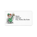 Search for leprechauns return address labels St patrick's day
