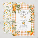 Search for orange blossom invitations Little cutie