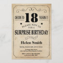 Search for rustic 18th birthday invitations Cheers to 18 years