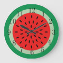 Search for red kitchen clocks Black numbers