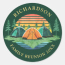 Search for retro summer stickers Camping