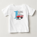 Search for fire truck birthday tshirts Red