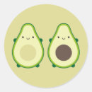Search for cute vegan stickers Avocado