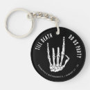 Search for till death key rings Black and white