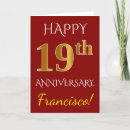 Search for 19th anniversary cards Nineteen