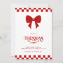 Search for friendsmas invitations Red