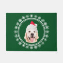 Search for christmas dog doormats Santa