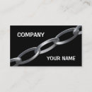 Search for chains business cards Black