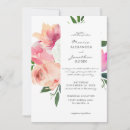 Search for watercolor greenery wedding invitations Pink