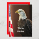 Search for bald eagle and invitations Flag