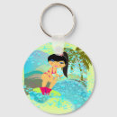 Search for hula girl key rings Lei