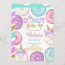 Search for unicorn doughnut invitations For kids