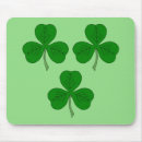 Search for three leafed clovers mousepads Three leaf clover