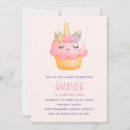 Search for unicorn 1st birthday invitations Sweet