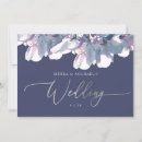 Search for dusty blue and silver wedding invitations Floral