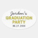 Search for yellow graduation party stickers Modern