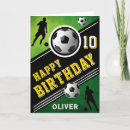 Search for football player birthday cards Soccer fan