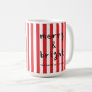Search for red white christmas mugs Modern