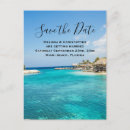 Search for beach wedding save the date postcards Palm trees