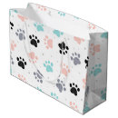 Search for dog paw print gift bags Blue