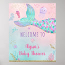 Search for mermaid welcome sign posters Mermaid baby shower
