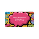 Search for bubble return address labels For kids