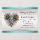 Search for peacock sweet 16 invitations For her