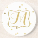 Search for gold confetti coasters Glitter