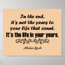 Search for lincoln posters Abe lincoln quote