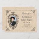 Search for gothic graduation invitations Vintage