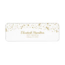 Search for white and gold wedding return address labels Bridal shower