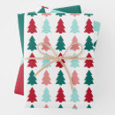 Search for christmas tree wrapping paper Red