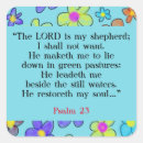 Search for psalms 23 stickers Scripture