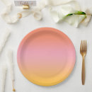 Search for peach paper plates Pink