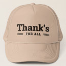 Search for thanks hats Thank you