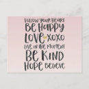 Search for kind heart postcards For her