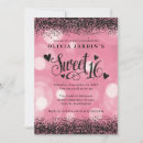 Search for pink black sweet 16 invitations 16th birthday party