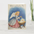 Search for vintage angel christmas cards Nativity scene