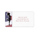 Search for dancing silhouette return address labels Dance