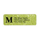 Search for faux glitter return address labels Modern